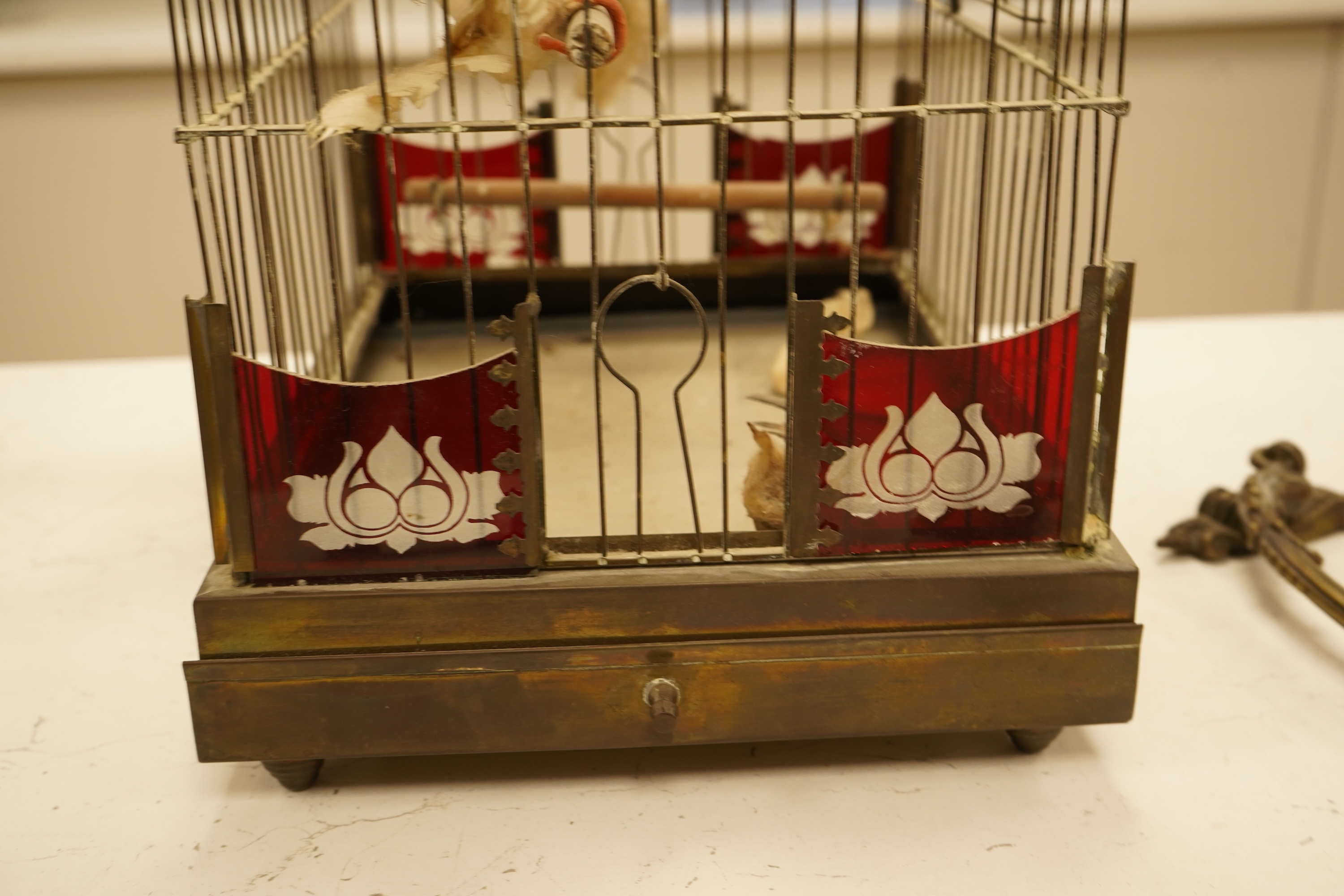 A mid 20th century birdcage, 50cm